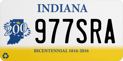IN license plate 977SRA