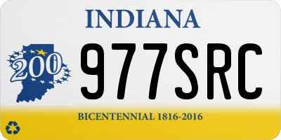 IN license plate 977SRC