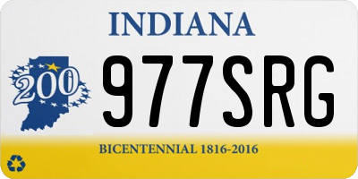IN license plate 977SRG