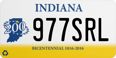 IN license plate 977SRL