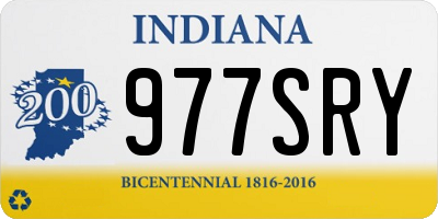 IN license plate 977SRY