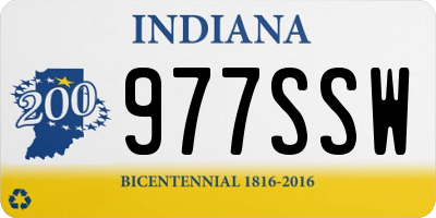 IN license plate 977SSW