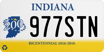 IN license plate 977STN
