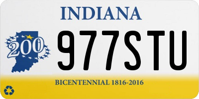 IN license plate 977STU