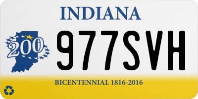 IN license plate 977SVH