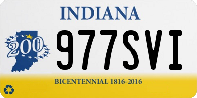 IN license plate 977SVI
