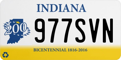 IN license plate 977SVN