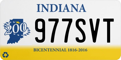 IN license plate 977SVT