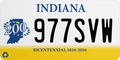 IN license plate 977SVW