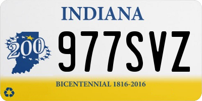 IN license plate 977SVZ