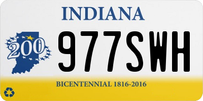 IN license plate 977SWH