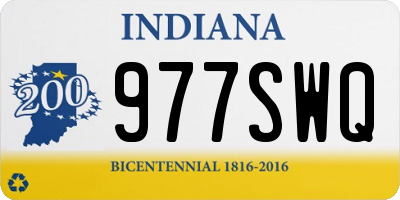 IN license plate 977SWQ