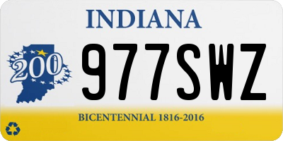 IN license plate 977SWZ