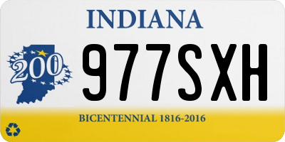 IN license plate 977SXH