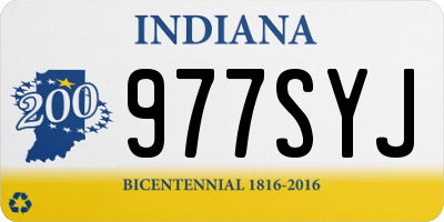 IN license plate 977SYJ