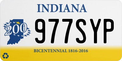 IN license plate 977SYP