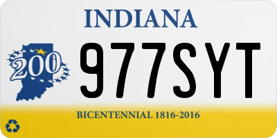 IN license plate 977SYT