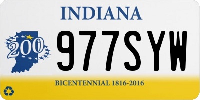 IN license plate 977SYW