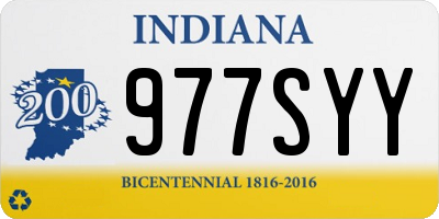 IN license plate 977SYY