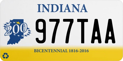 IN license plate 977TAA
