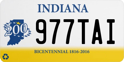 IN license plate 977TAI