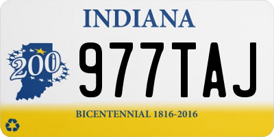 IN license plate 977TAJ
