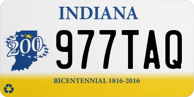 IN license plate 977TAQ