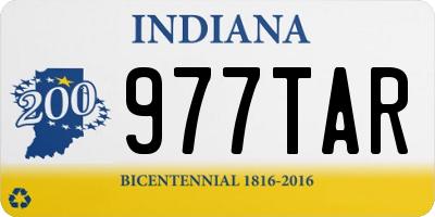 IN license plate 977TAR