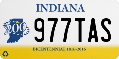 IN license plate 977TAS