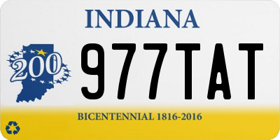 IN license plate 977TAT