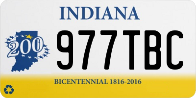 IN license plate 977TBC