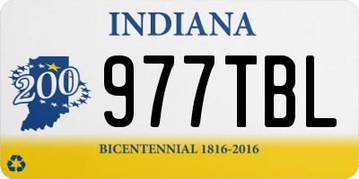 IN license plate 977TBL