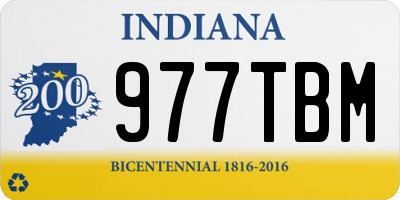 IN license plate 977TBM