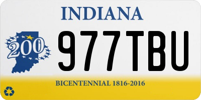 IN license plate 977TBU