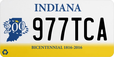 IN license plate 977TCA