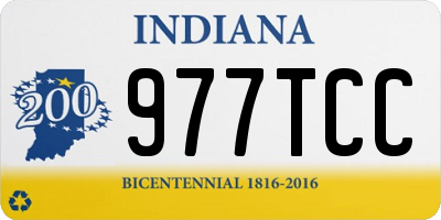 IN license plate 977TCC