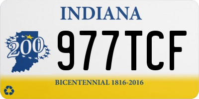 IN license plate 977TCF