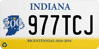 IN license plate 977TCJ