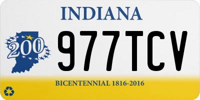 IN license plate 977TCV