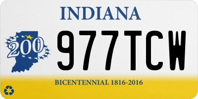 IN license plate 977TCW