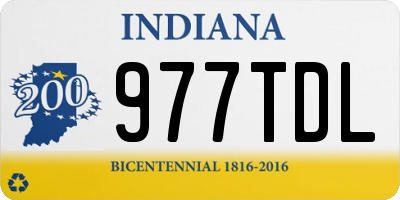 IN license plate 977TDL