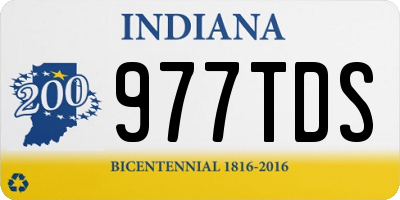 IN license plate 977TDS