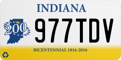 IN license plate 977TDV