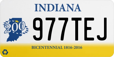 IN license plate 977TEJ
