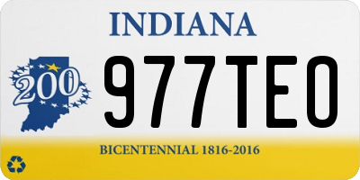IN license plate 977TEO