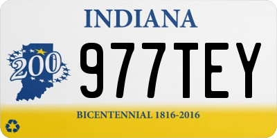IN license plate 977TEY