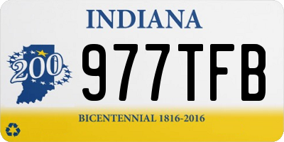 IN license plate 977TFB