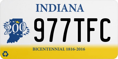 IN license plate 977TFC