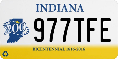 IN license plate 977TFE