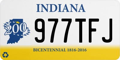 IN license plate 977TFJ